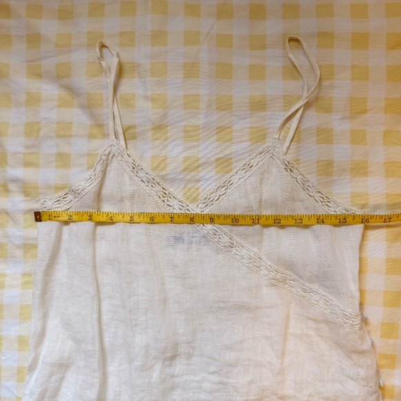 ZARA 100% LINEN SPAGHETTI TOP XS - S - Picture 14 of 17